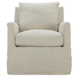 Lilah Slipcover Swivel Glider - Pearl