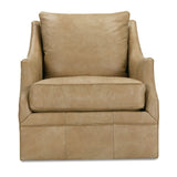Kara Swivel Glider - Butterscotch Leather