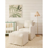 Lilah Slipcover Swivel Glider - Pearl