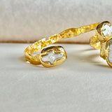 Misty Cross Cuff