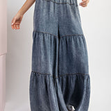 Tiered Jean Pants