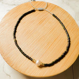 Gem & Seed Bead Bracelet
