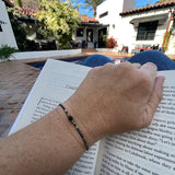 Gem & Seed Thread Bracelet
