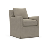 Lilah Slipcover Swivel Glider - Pebble