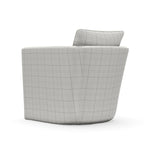 Rothko Swivel Chair - Plaid