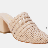 Lexie Nude Woven Mules