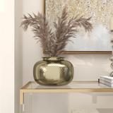 Aluminum Gold Vase