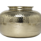 Aluminum Gold Vase