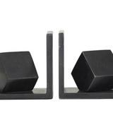 Marble Bookends Black