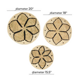 Brown Seagrass Wall Basket