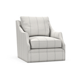Kara Swivel Glider - Pinstripe