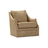 Kara Swivel Glider - Butterscotch Leather