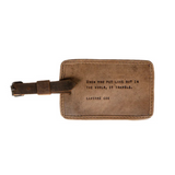 Leather Luggage Tag