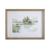 Serene Lakes Art