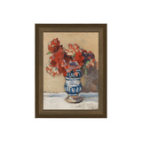 Red Flower in Blue Vase Art