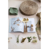 Rattan Spoon and Fork Set