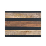 Striped Wood Cutting Board