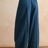 Loose Barrel Denim Pants