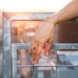 Diamond Chip Split Ring