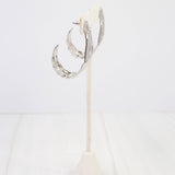 Livorno Textured Hoop Earrings