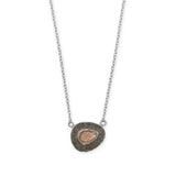 Glass and Labradorite Necklace