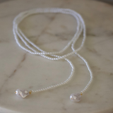 Pearl Lariat Necklace