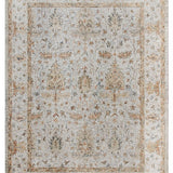 Vintage Rug- Silver