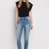 Tara High Rise Ankle Skinny Jeans