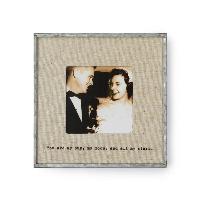 4x6 Linen Photo Frame (Various Sayings)