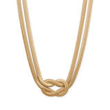 Knotted Snake Chain Necklace
