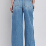 Kullan High Rise Wide Leg Jeans