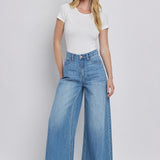 Kullan High Rise Wide Leg Jeans