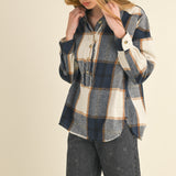 Harlow Plaid Pullover Shacket