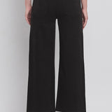 Piper Black Crop Wide Leg Jeans