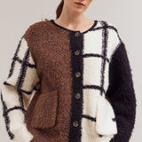 Georgie Color Block Cardigan