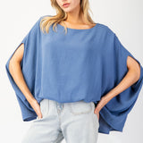 Alexandria Blue Top