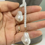 Pearl Lariat Necklace