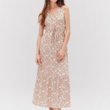 Block Print Floral Dress