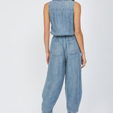 Lapel Collared Jumpsuit