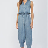 Lapel Collared Jumpsuit