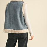 Selma Sherpa Contrast Vest