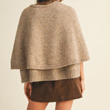Knitted Cape Cardigan