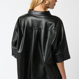 Everly Leather Top
