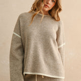 Etta Contrast Stitch Sweater