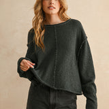 Janni Contrast Stitch Sweater
