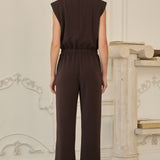 Olivia Brown Jumpsuit