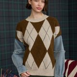 Ada Denim Sleeve Sweater