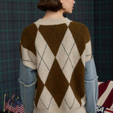 Ada Denim Sleeve Sweater