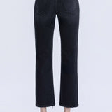 Brilee Black Straight Jeans