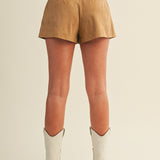 Grayson Suede Shorts